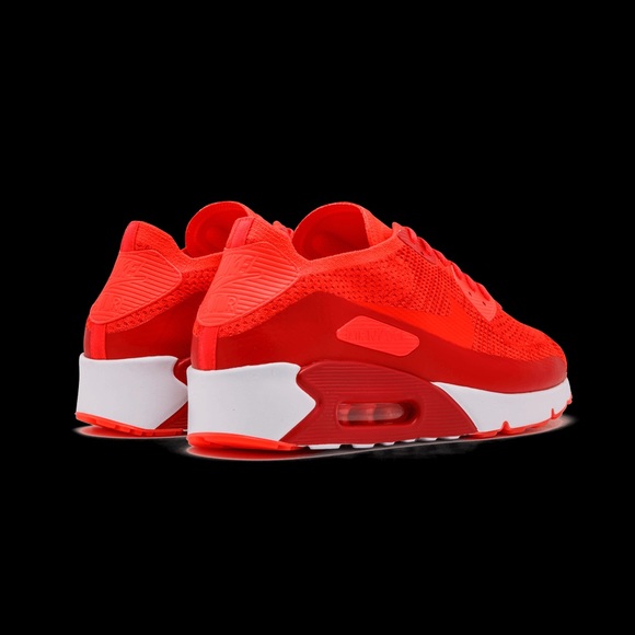 NIKE AIR MAX 90 ULTRA 2.0 FLYKNIT Bright Crimson - Picture 2 of 4